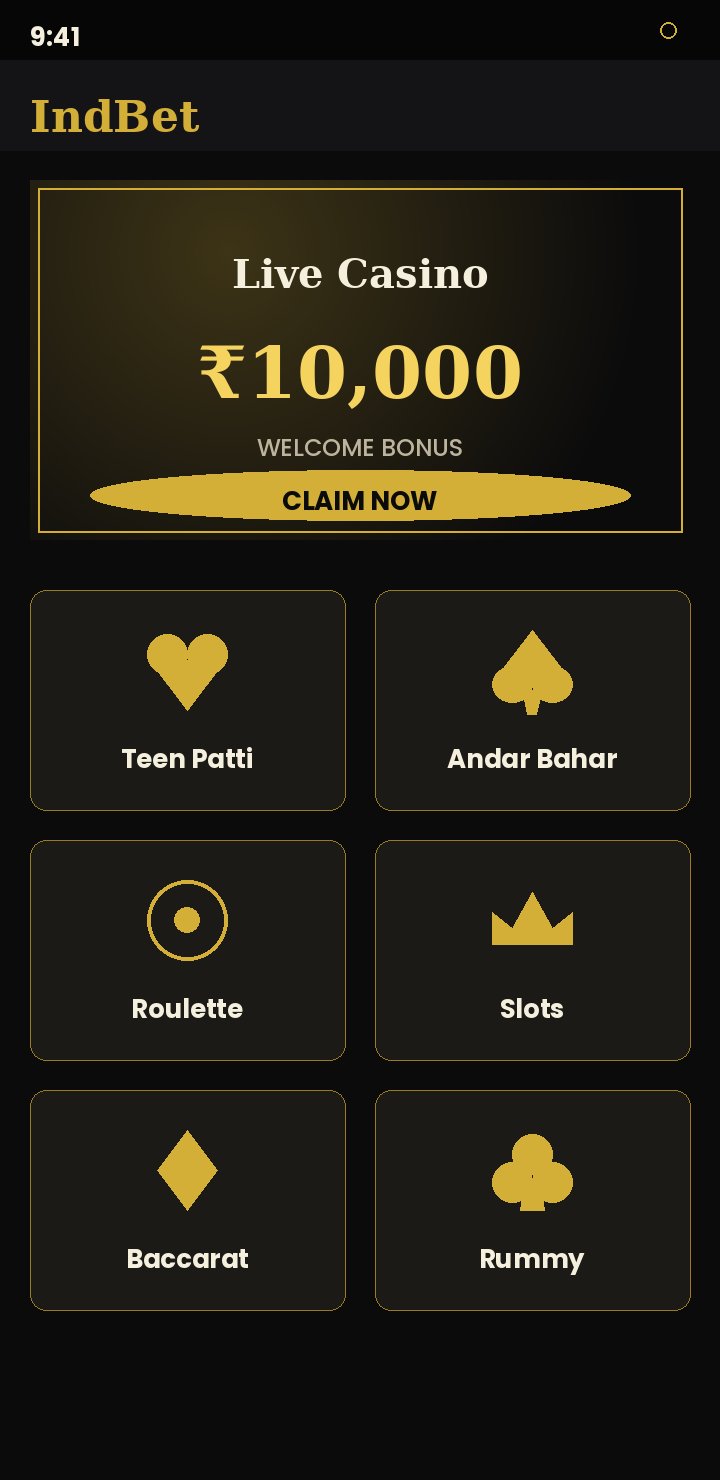 IndBet app screenshot 2